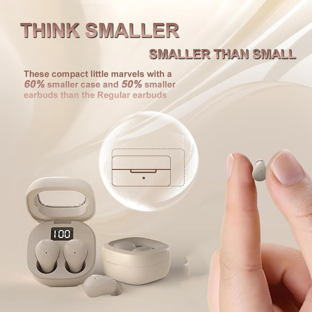 Invisible Small Sleep Earbuds Bluetooth Mini Headphones for Side Sleepers Xmenha